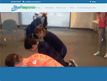 Tablet Screenshot of blueresponseuk.com